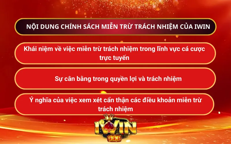 miễn trừ trách nhiệm